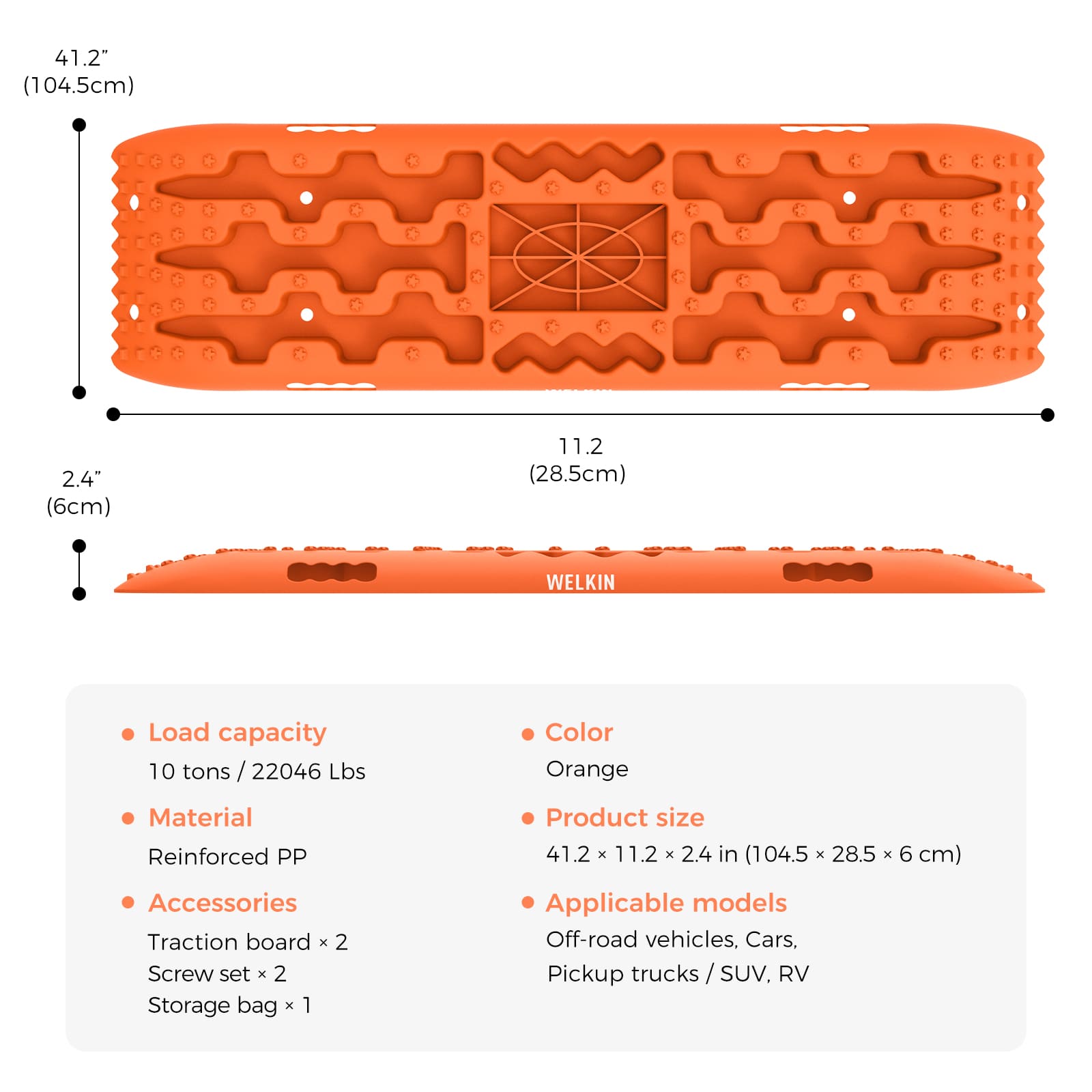 10 TON Traction Boards