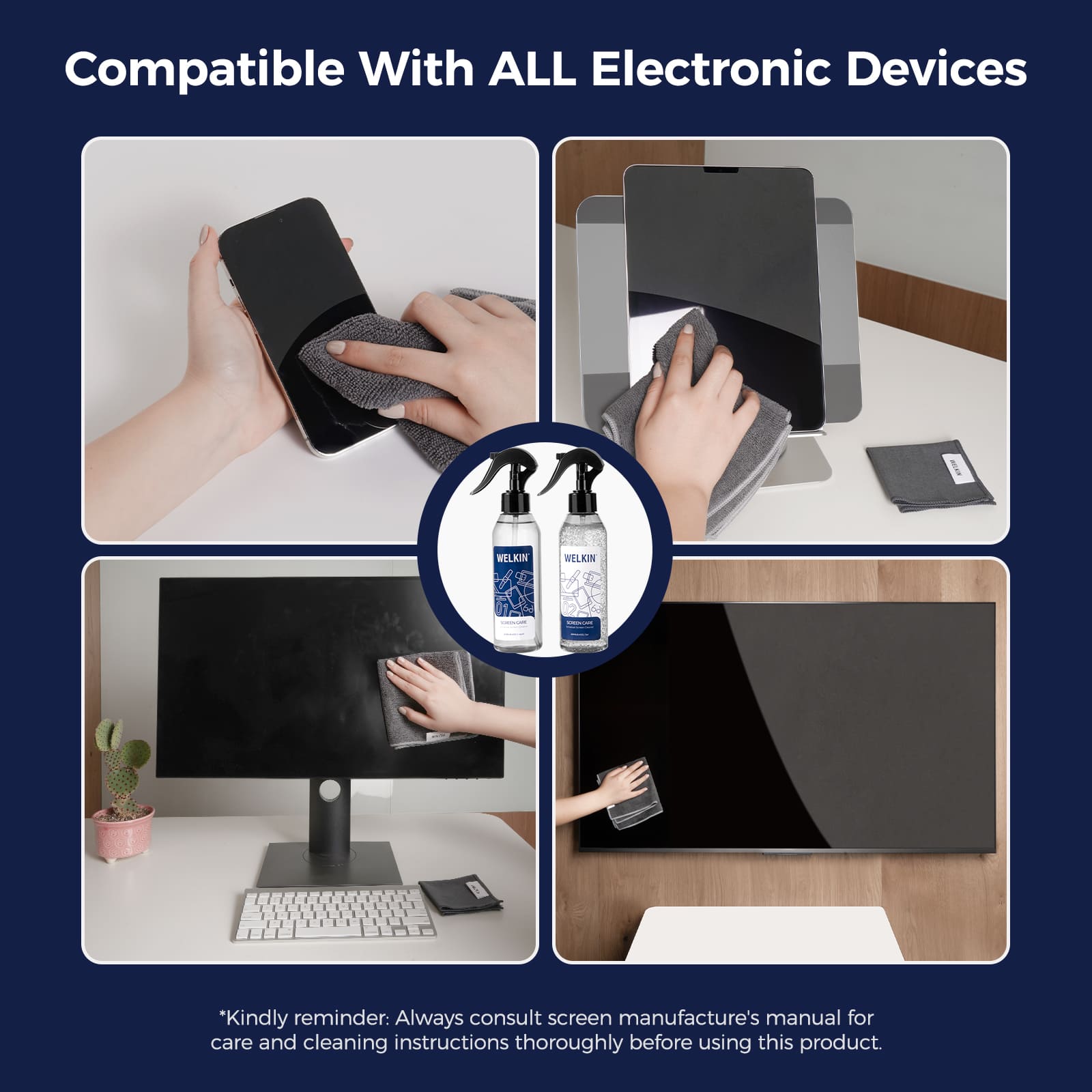 Car Screen Cleaning Combo