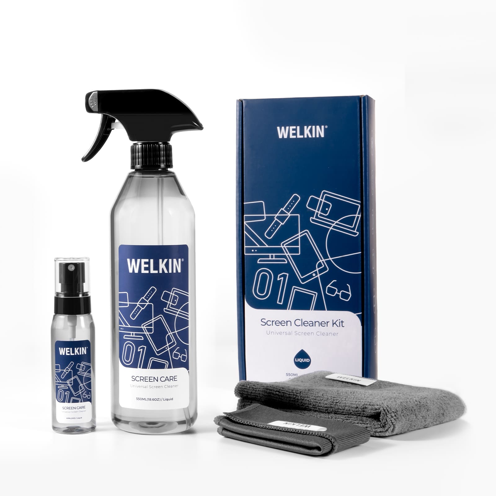 Car Screen Cleaner Spray Kit